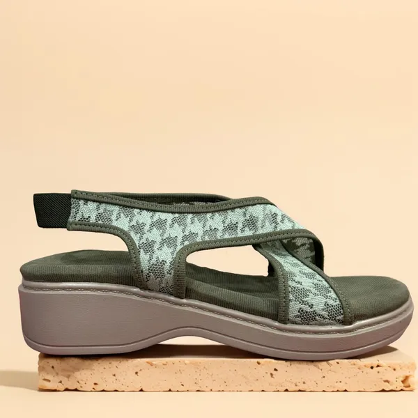 Mint_Green_Comfortable_Cross-Strap_Wedge_Sandals_For_Women