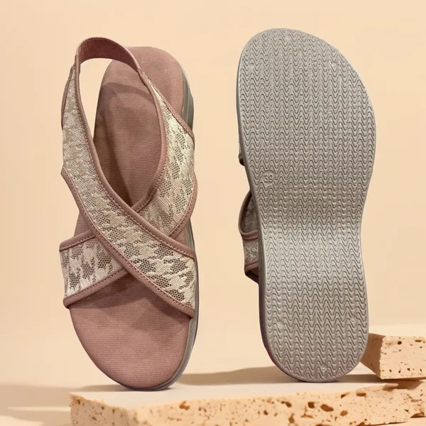 Brown_Comfortable_Cross-Strap_Wedge_Sandals_For_Women