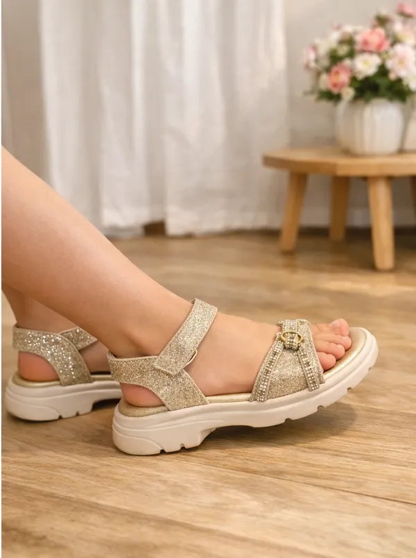 Golden_Glitter_Glow_Pastel_Dream_Sandals_For_Kids_And_Girls