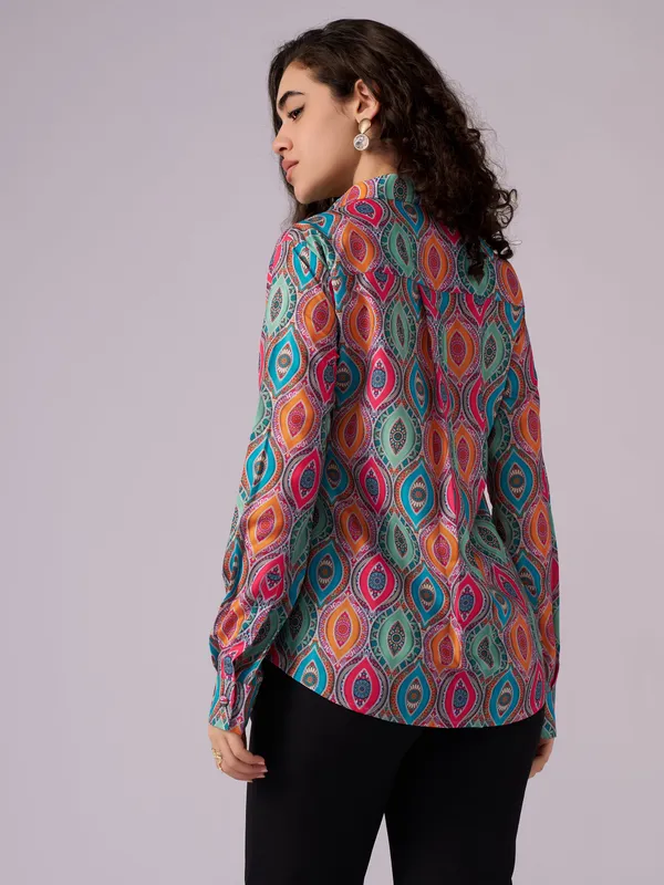 Multi_Comt_Ethnic_Motifs_Printed_Cotton_Casual_Shirt_For_Women