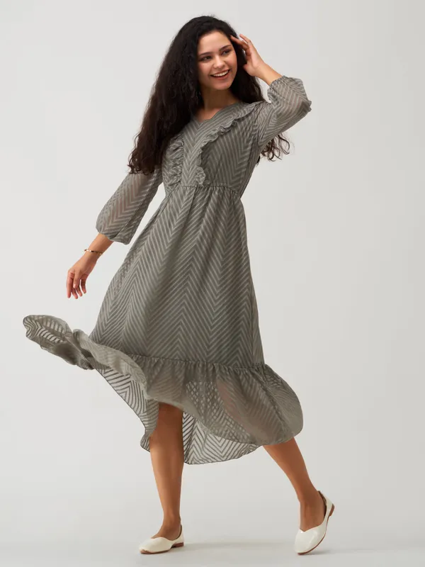 Grey_Butta_Work_Dress_For_Women
