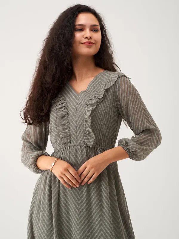 Grey_Butta_Work_Dress_For_Women