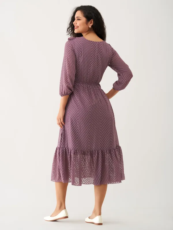 Greyish_Purple_Butta_Work_Dress_For_Women