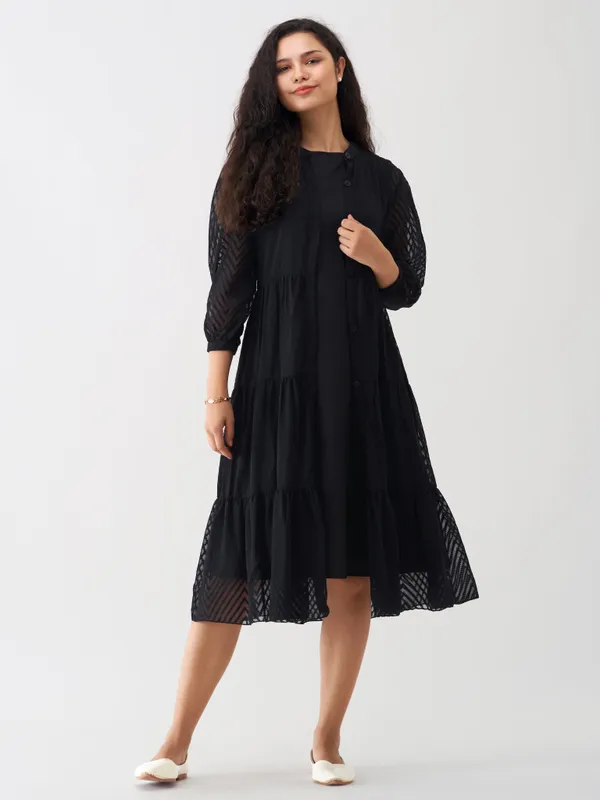 Black_Polyster_Dress_For_Women