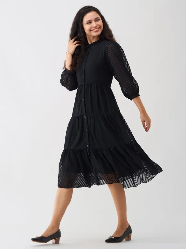Black_Polyster_Dress_For_Women