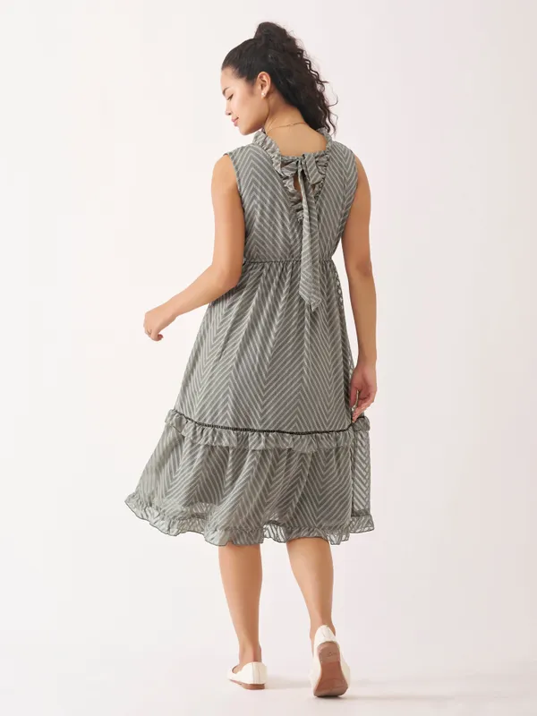 Steel_Grey_Fancy_Plain_And_Designer_Dress_For_Women