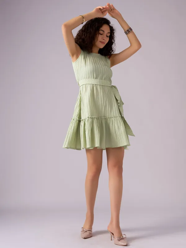 Light_Pista_Crepe_Fit_And_Flare_Mini_Dress_For_Women