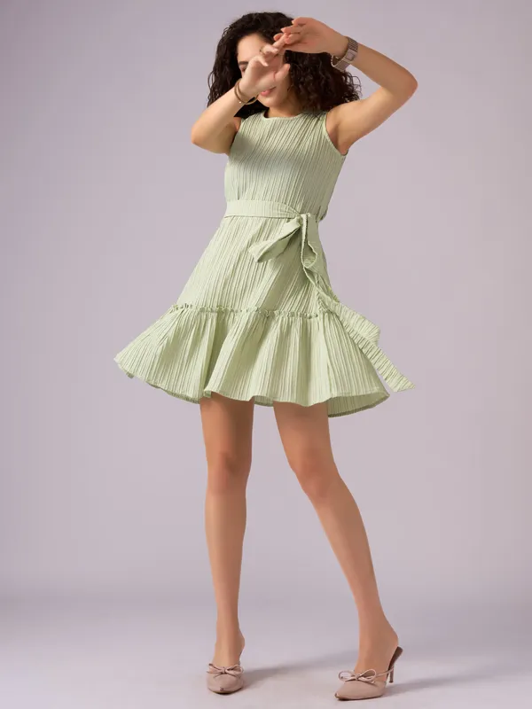 Light_Pista_Crepe_Fit_And_Flare_Mini_Dress_For_Women