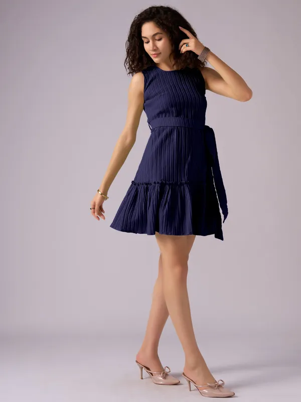 Navy-Blue_Crepe_Fit_And_Flare_Mini_Dress_For_Women