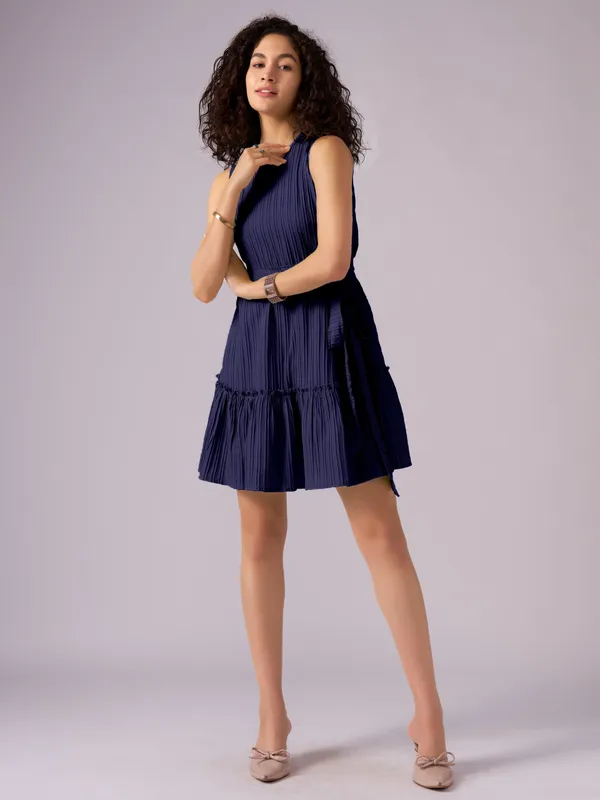 Navy-Blue_Crepe_Fit_And_Flare_Mini_Dress_For_Women