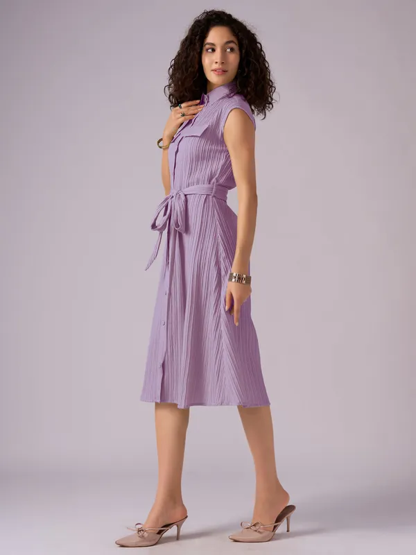 Light_Wine_Crepe_Shirt_Midi_Dress_For_Women
