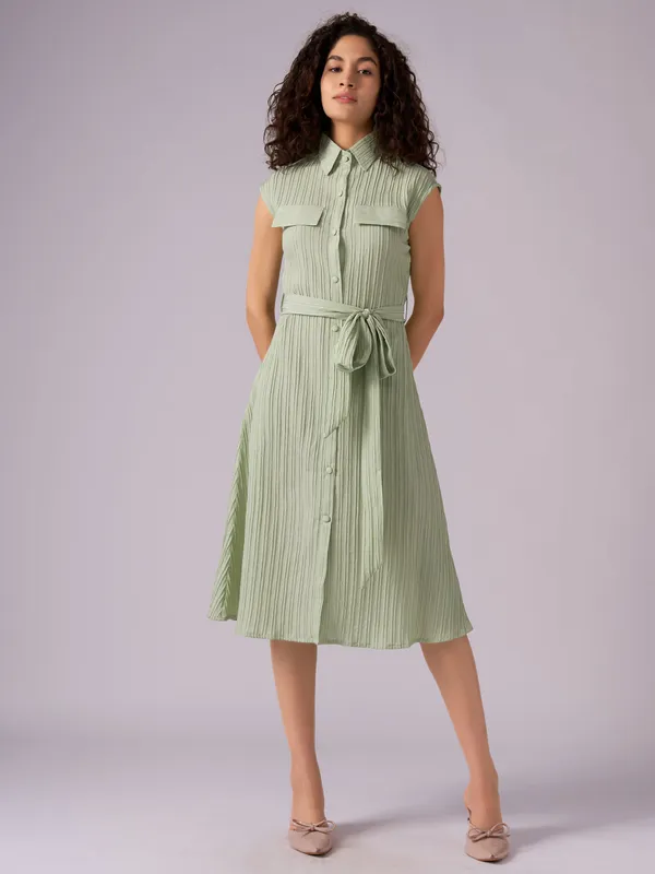 Pista_Crepe_Shirt_Midi_Dress_For_Women