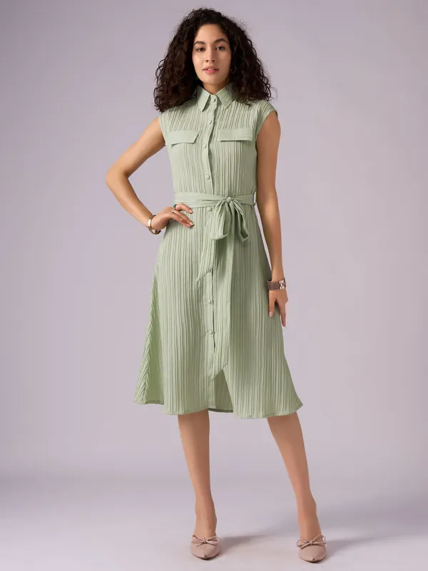 Pista_Crepe_Shirt_Midi_Dress_For_Women