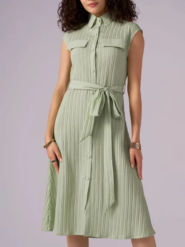 Pista_Crepe_Shirt_Midi_Dress_For_Women