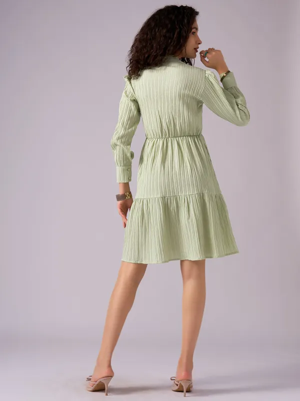 Light_Pista_Puff_Sleeve_Crepe_Fit_And_Flare_Mini_Dress_For_Women