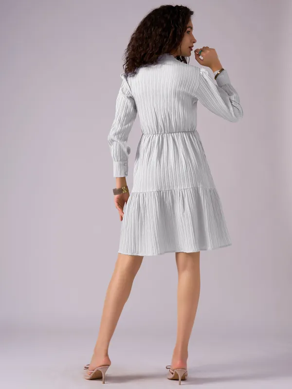 White_Puff_Sleeve_Crepe_Fit_And_Flare_Mini_Dress_For_Women
