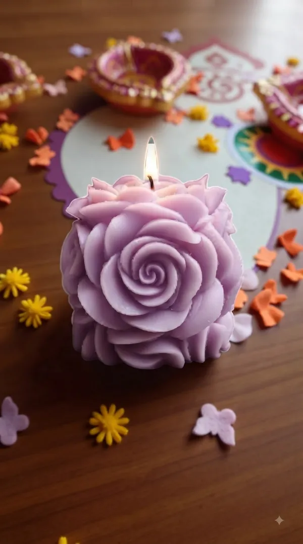 Floral_Rose_Design_Decorative_Candle