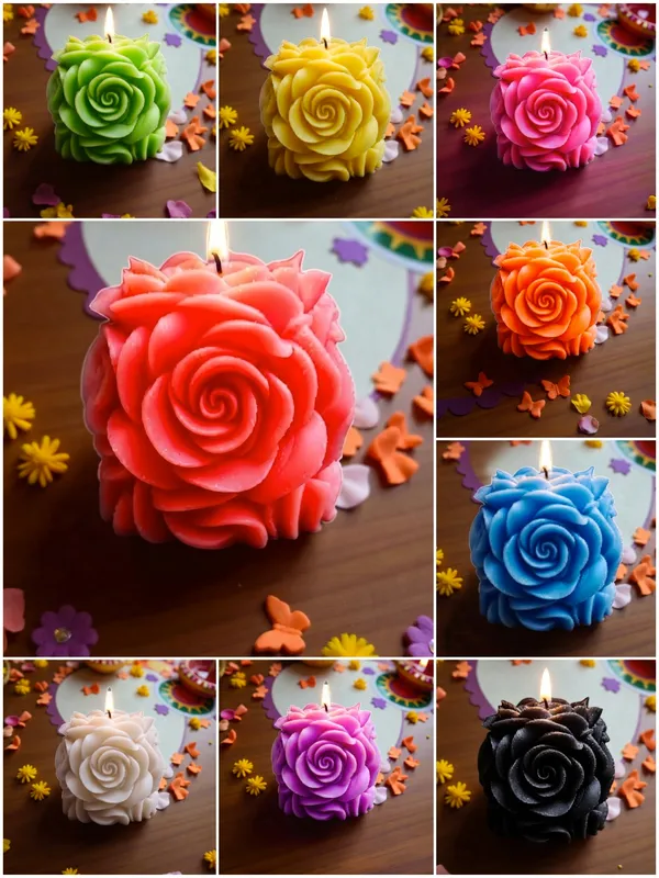 Wax_Floral_Rose_Design_Decorative_Candle