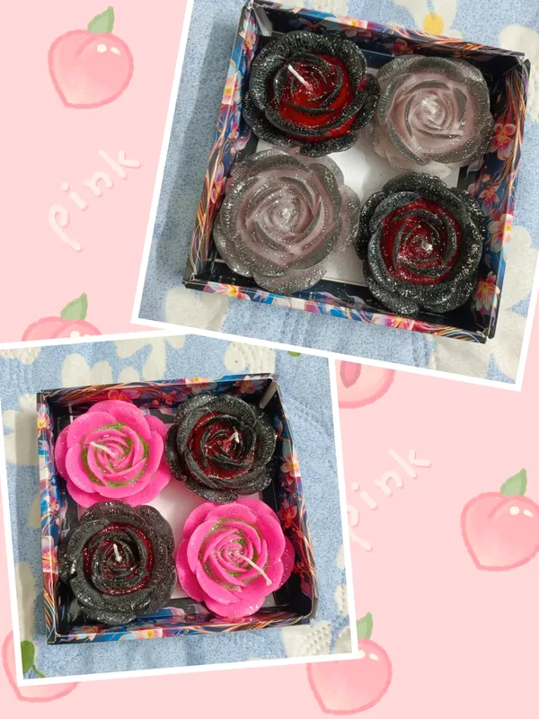 Multicolour_Glitter_Rose_Hair_Clips_for_Women