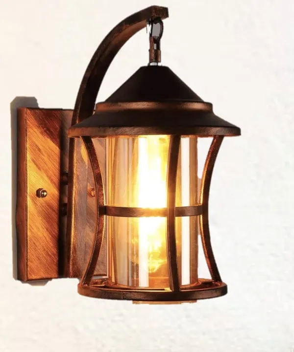 Antique_Copper_Metal_And_Glass_Wall_Light_For_Home_And_Kitchen