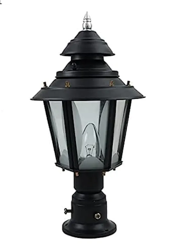 Black_Metal_And_Glass_Gate_Pillar_Light_For_Home_And_Kitchen