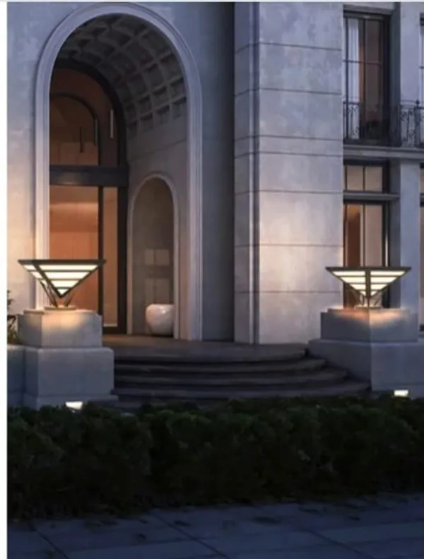 Grey_And_White_Metal_And_Glass_Gate_Pillar_Light_For_Home_And_Kitchen