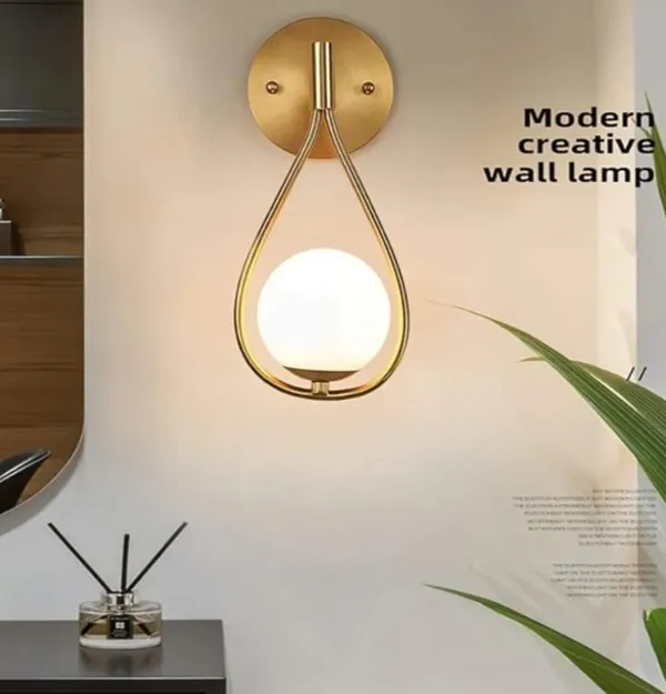 Gold_And_White_Metal_And_Glass_Wall_Light_For_Home_And_Kitchen