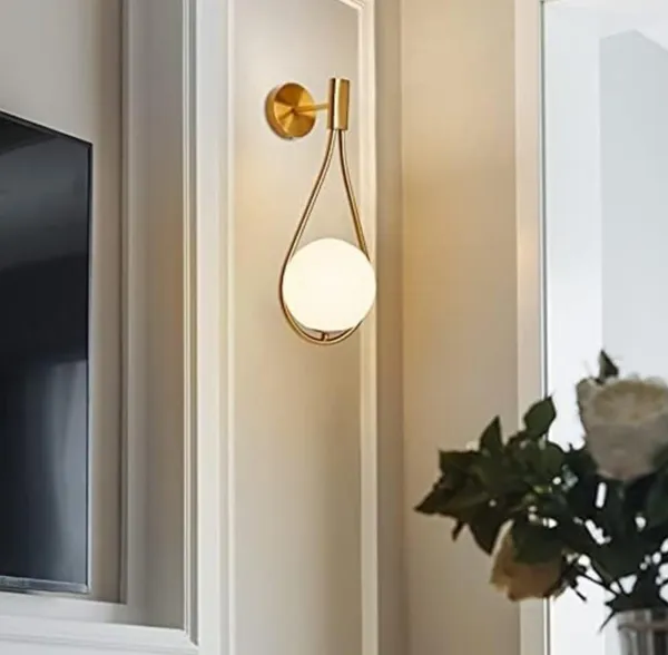 Gold_And_White_Metal_And_Glass_Wall_Light_For_Home_And_Kitchen