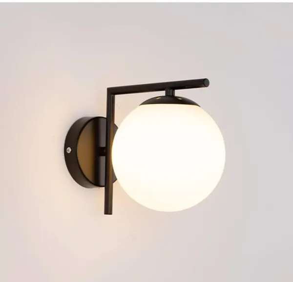 Black_Metal_And_Glass_Wall_Light_For_Home_And_Kitchen