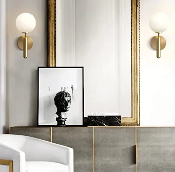 Gold_And_White_Metal_And_Glass_Wall_Light_For_Home_And_Kitchen