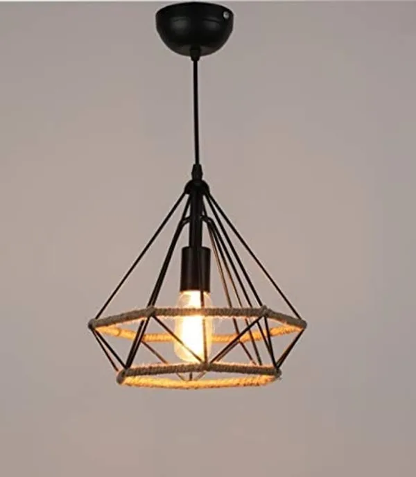 Black_Metal_And_Glass_Hanging_Pendant_Light_For_Home_And_Kitchen