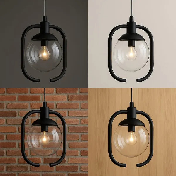 Black_Metal_And_Glass_Hanging_Pendant_Light_For_Home_And_Kitchen