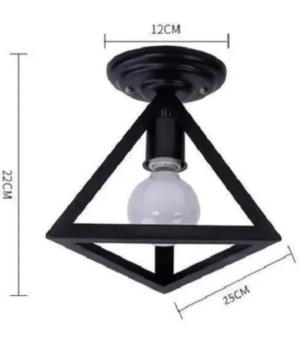 Black_Metal_And_Glass_Ceiling_Light_For_Home_And_Kitchen