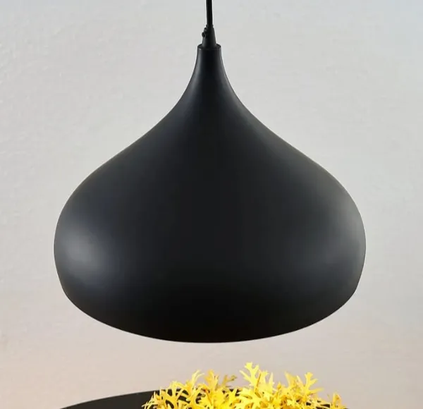 Black_Metal_And_Glass_Hanging_Pendant_Light_For_Home_And_Kitchen