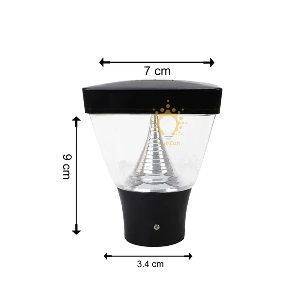 White_Metal_And_Glass_Led_Gate_Light_For_Home_And_Kitchen