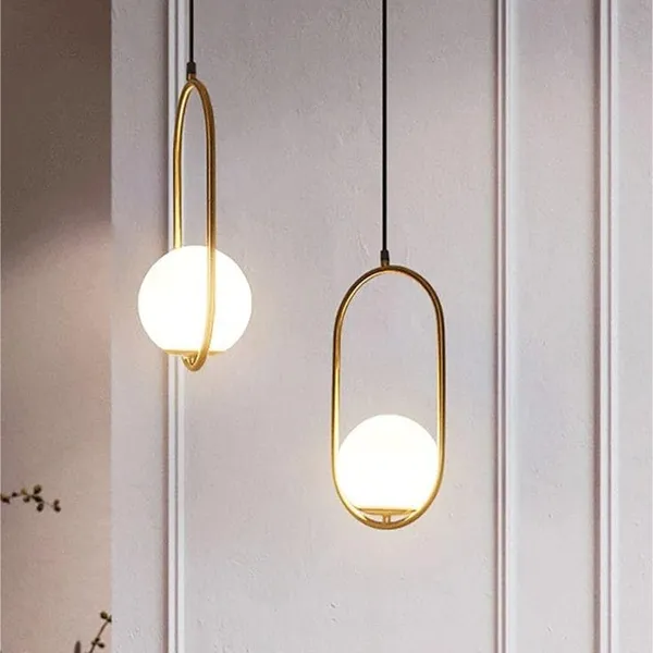 Gold_And_White_Metal_And_Glass_Ceiling_Light_For_Home_And_Kitchen