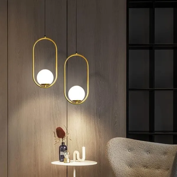 Gold_And_White_Metal_And_Glass_Ceiling_Light_For_Home_And_Kitchen