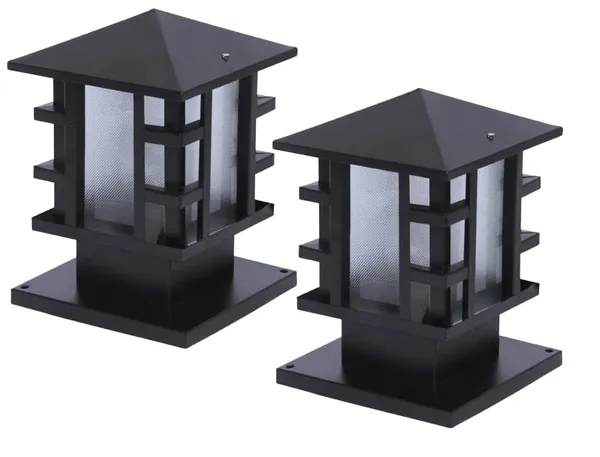 Black_Metal_And_Glass_Led_Gate_Light_For_Home_And_Kitchen