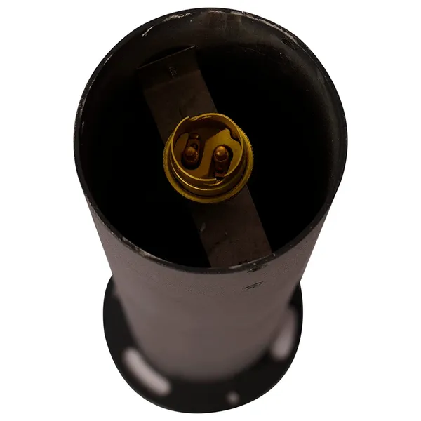 Black_Metal_And_Glass_Garden_Bollard_Light_For_Home_And_Kitchen