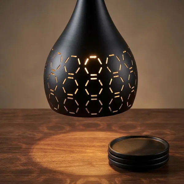 Black_Metal_And_Glass_Hanging_Pendant_Light_For_Home_And_Kitchen