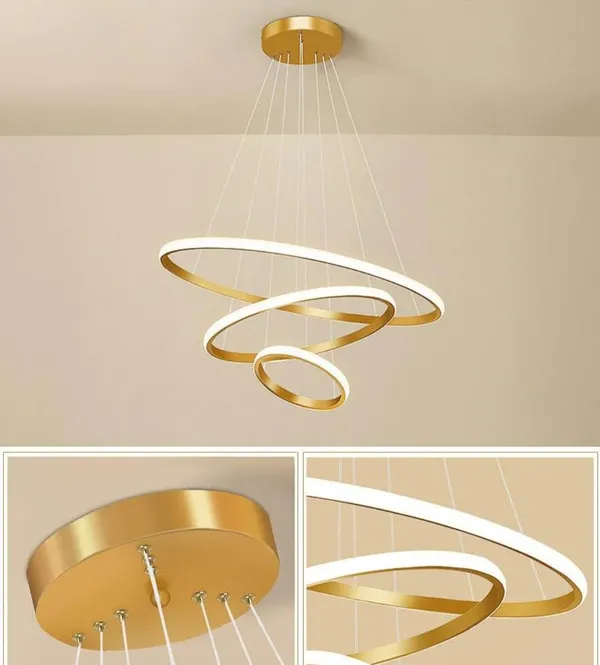 Gold_And_White_Metal_And_Glass_Led_Chandelier_For_Home_And_Kitchen