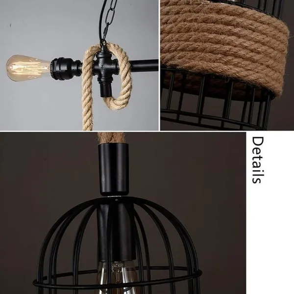 Black_Metal_And_Glass_Hanging_Pendant_Light_For_Home_And_Kitchen