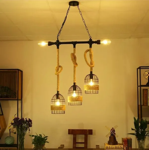 Black_Metal_And_Glass_Hanging_Pendant_Light_For_Home_And_Kitchen