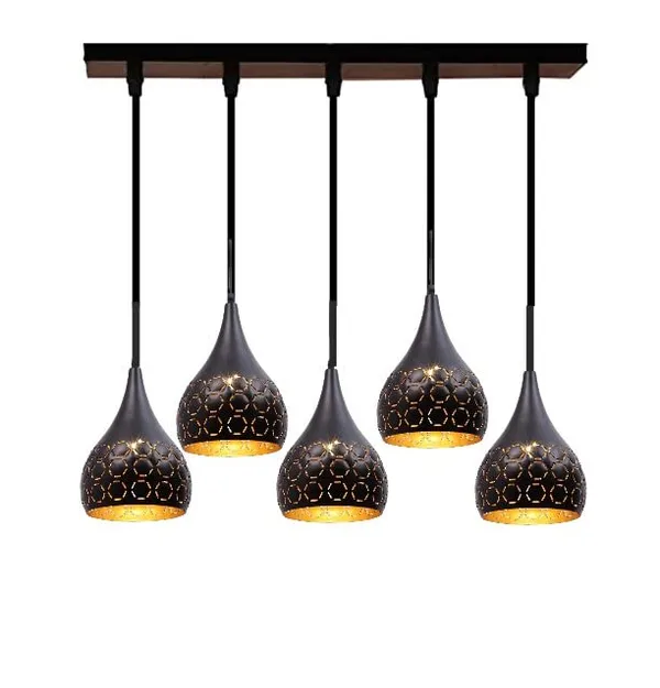 Black_Metal_And_Glass_Led_Chandelier_For_Home_And_Kitchen