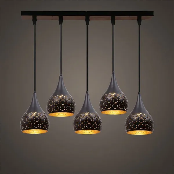 Black_Metal_And_Glass_Led_Chandelier_For_Home_And_Kitchen