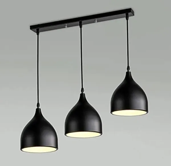 Black_Metal_And_Glass_Chandelier_For_Home_And_Kitchen