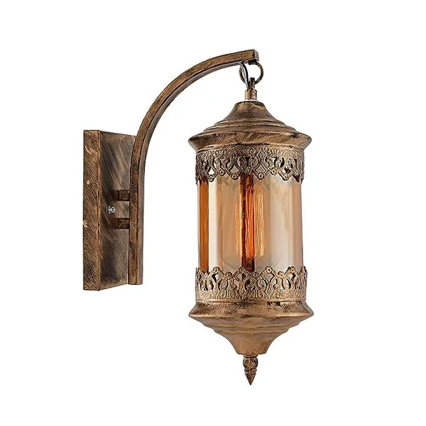 Antique_Copper_Metal_And_Glass_Wall_Light_For_Home_And_Kitchen