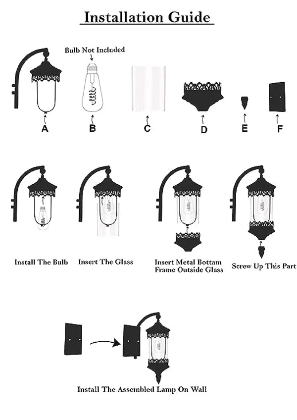 Antique_Copper_Metal_And_Glass_Wall_Light_For_Home_And_Kitchen