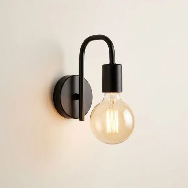 Black_Metal_And_Glass_Wall_Light_For_Home_And_Kitchen