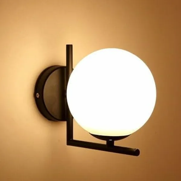Black_Metal_And_Glass_Wall_Light_For_Home_And_Kitchen